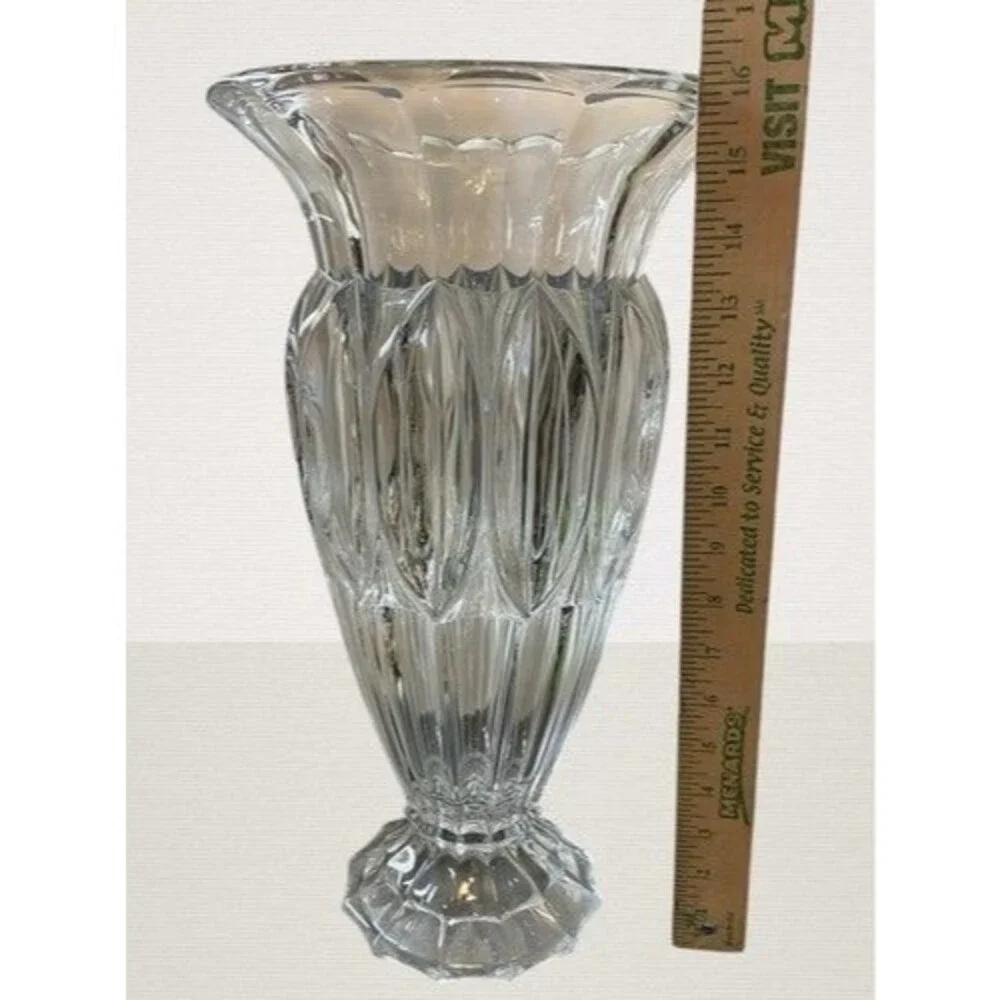Shannon by Godinger Crystal 16” In Contessa Large Flower Stunning Vase 16